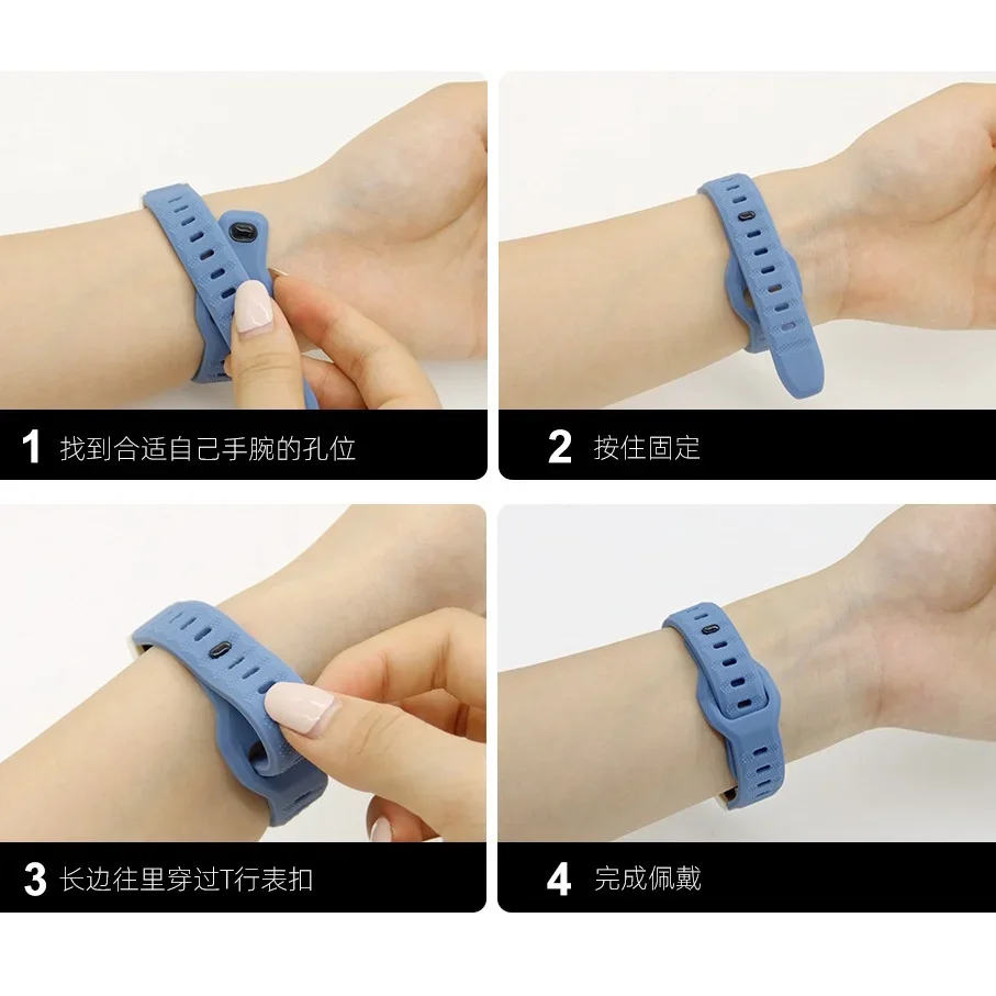 Фото Силиконовый ремешок для часов Huawei Fit 2 3/подходит для нового/SE/Special Edition/Fit2/Fit3 Special Edition, спортивный браслет-браслет №4