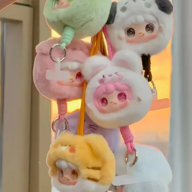 Подлинная Yooki V7 Mini Zoo слепая коробка милый виниловый ремешок для телефона