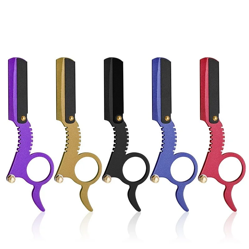 

Men's Hair Shaving Old Multiple Color Options Manual Hairdressing Knife Holder Facial Hair Shaving Razor Oil Head Razor