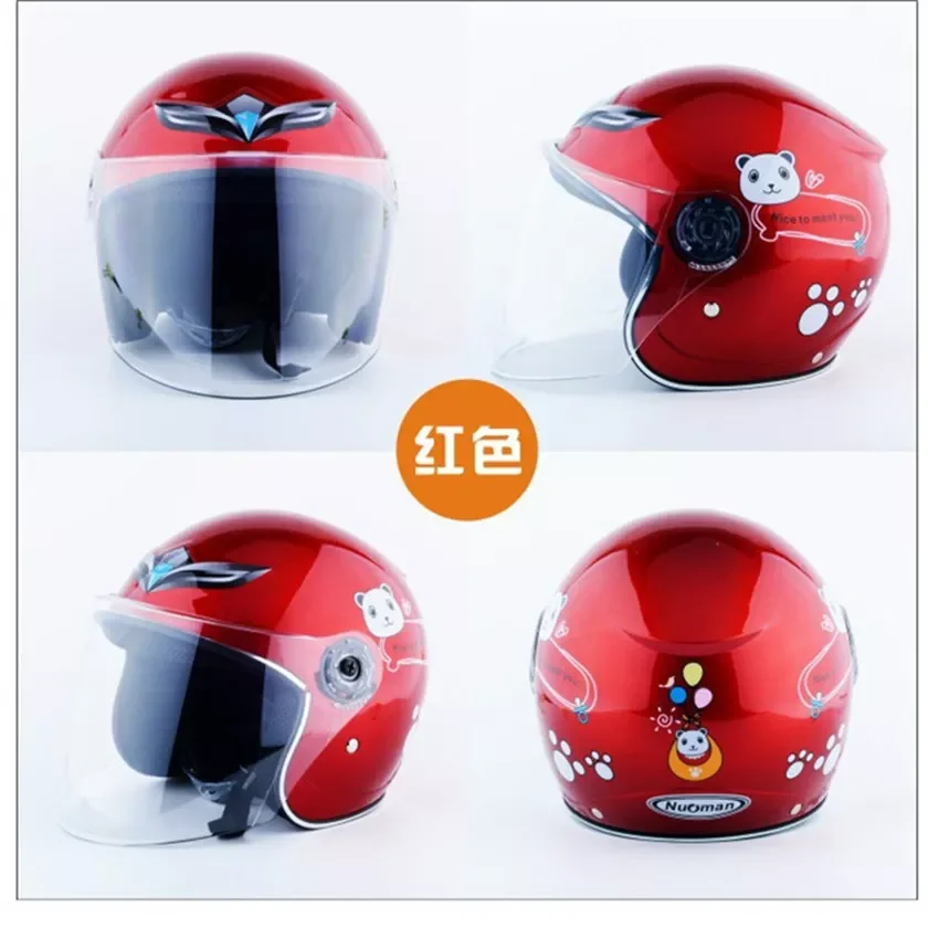 

Print Children Love Kids Helmet With Cartoon Pattern New Motorcycle Children Helmet Motorcycle Open Face Helmet Kids Helmet
