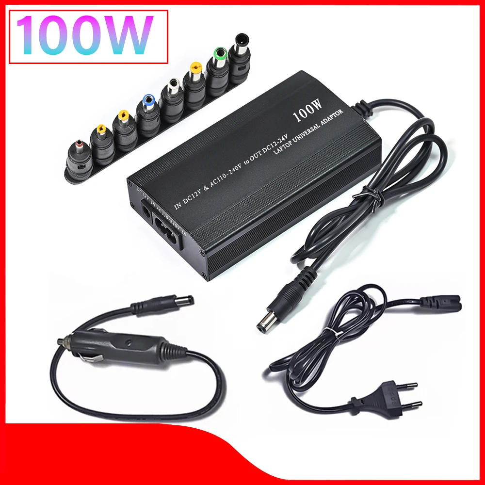 Регулируемое автомобильное зарядное устройство 120 Вт 220 В до 12 15 в 16 18 19 20 22 24