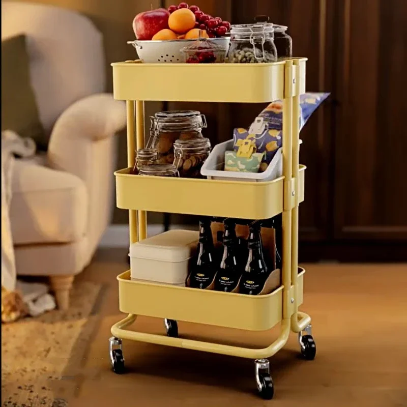 Органайзер для кухонной мебели тележка с колесами полка хранения