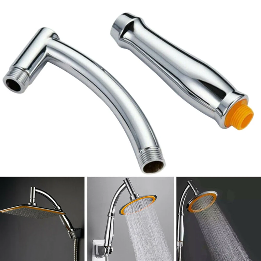 Extension Arm  Hand Hold Adjustable Extra Pipe Bath Rain Sho