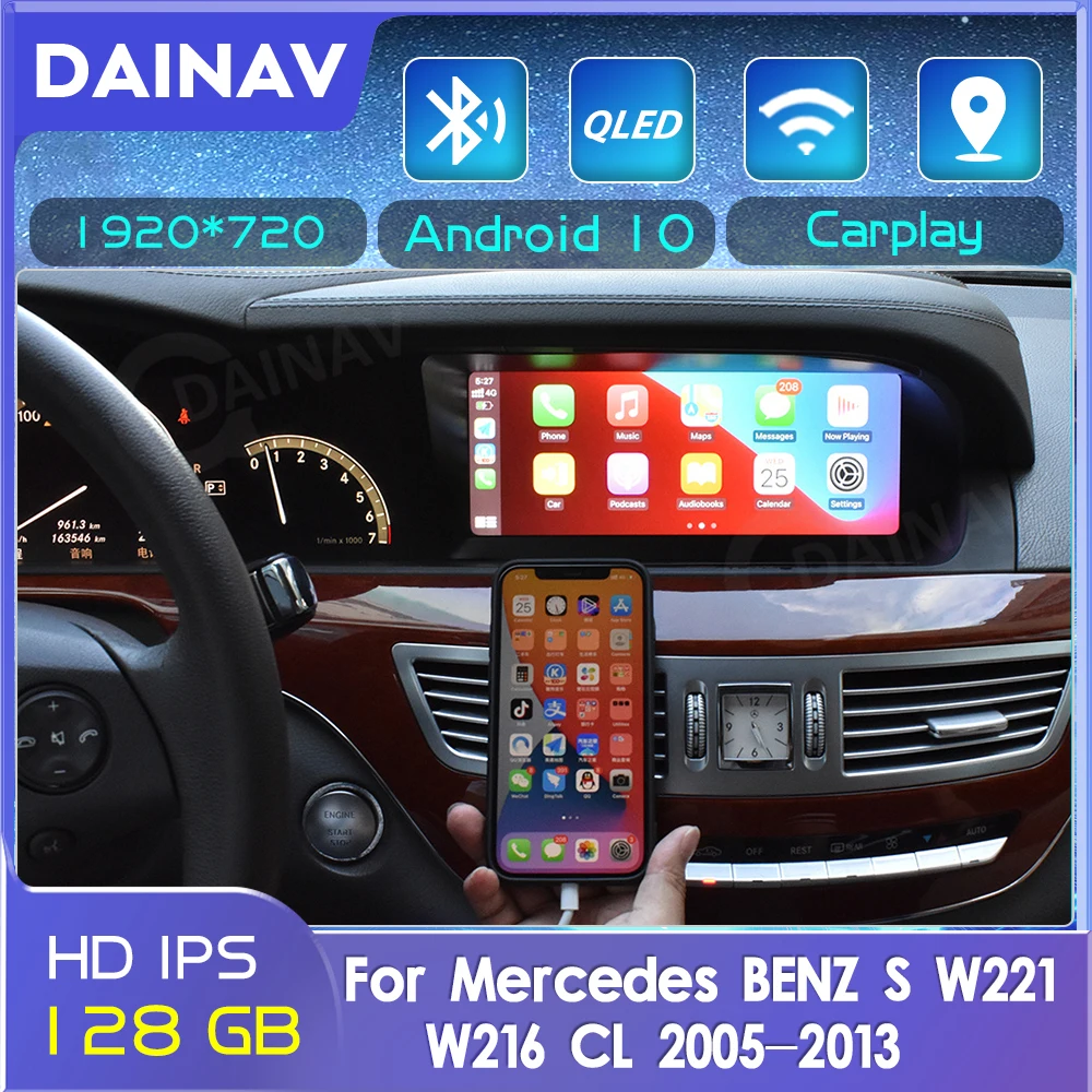 

Android 10 Car radio For Mercedes BENZ S W221 W216 CL 2005-2013 S-Class Stereo Video Player Car stereo Autoradio Head Unit GPS