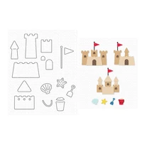new 2022 june sandcastle builder cutting dies scrapbooking for paper making embossing frames card set no clear stamps
