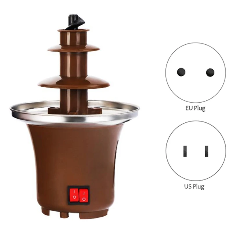 

Домашний фонтан для шоколада, автоматическая плавильная машина для горячего таяния с нагревательной башней, домашний шоколад