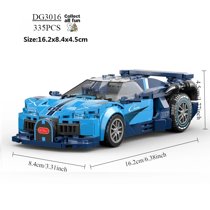 Фото Строительные блоки, супер гоночный автомобиль, скорость, сделай сам, MOC, кирпичи, известный гоночный автомобиль, развивающая игрушка, подарки для мальчиков, забавный подарок на день рождения №5