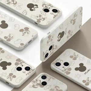 Disney Mickey Minnie logo Phone case For iPhone 14 13 12 11 Pro Max Mini 6 6s 7 8 Plus X XR XS Max l in India