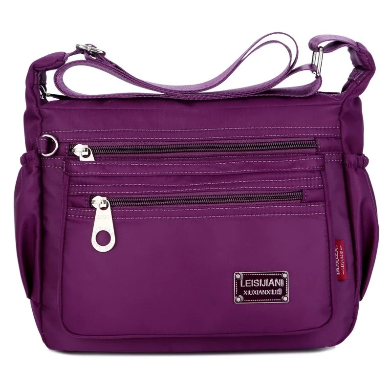 

Women Designer Waterproof Oxford Handbag Ladies Fashion Shoulder Bags Zipper Messenger Crossbody Bag Sac A Main