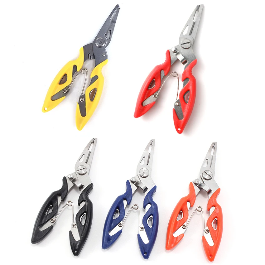

Stainless Steel Fishing Plier Scissor Braid Line Lure Cutter Hook Remover Tackle Tool Cutting Fish Use Tongs Multifunction Sciss