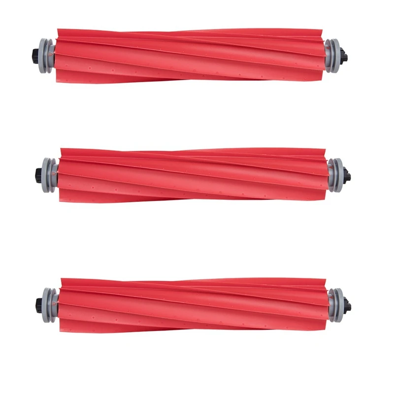 

Top Sale For Roborock Rubber Main Brush Of S7 Robotic Vacuum Cleaner Accessories Replacement Parts Robot Vacuum Cleaner 3Pcs