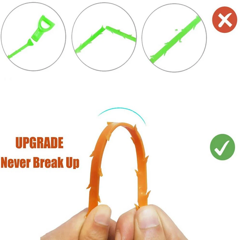 1Pc Drain Snake Clog Remover Bathroom Hair Sewer Cleaning Brush Toilet Tube Cleaner Tool for Sink Kitchen Accessories - купить по
