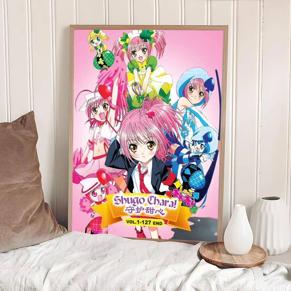 Shugo Chara Japan Anime DIY Sticky Poster Waterproof Paper Sticker Coffee House Bar Home Decor