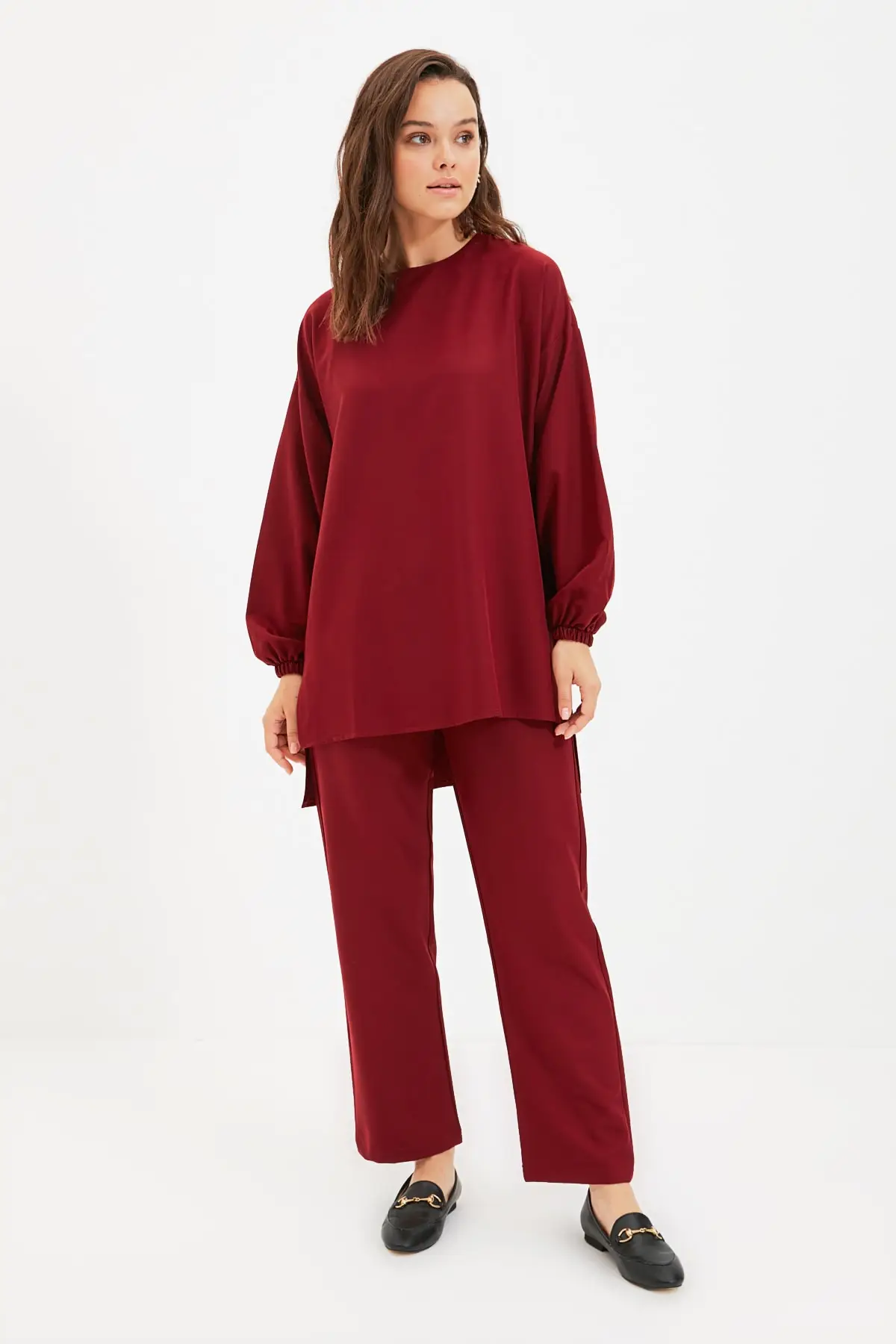 

Trendyol Bike Collar Hijab Bottom-Top Suit TCTAW22US0036