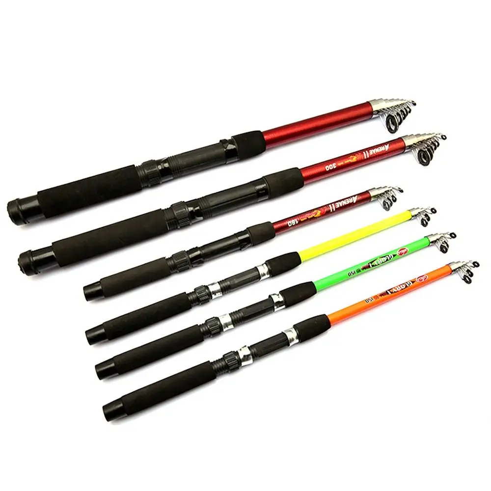 

1.5m Portable Fishing Rod Mini Short Light Retractable Carbon Fiber Lure Rod Telescopic Casting Spinning Travel Fishing Rod