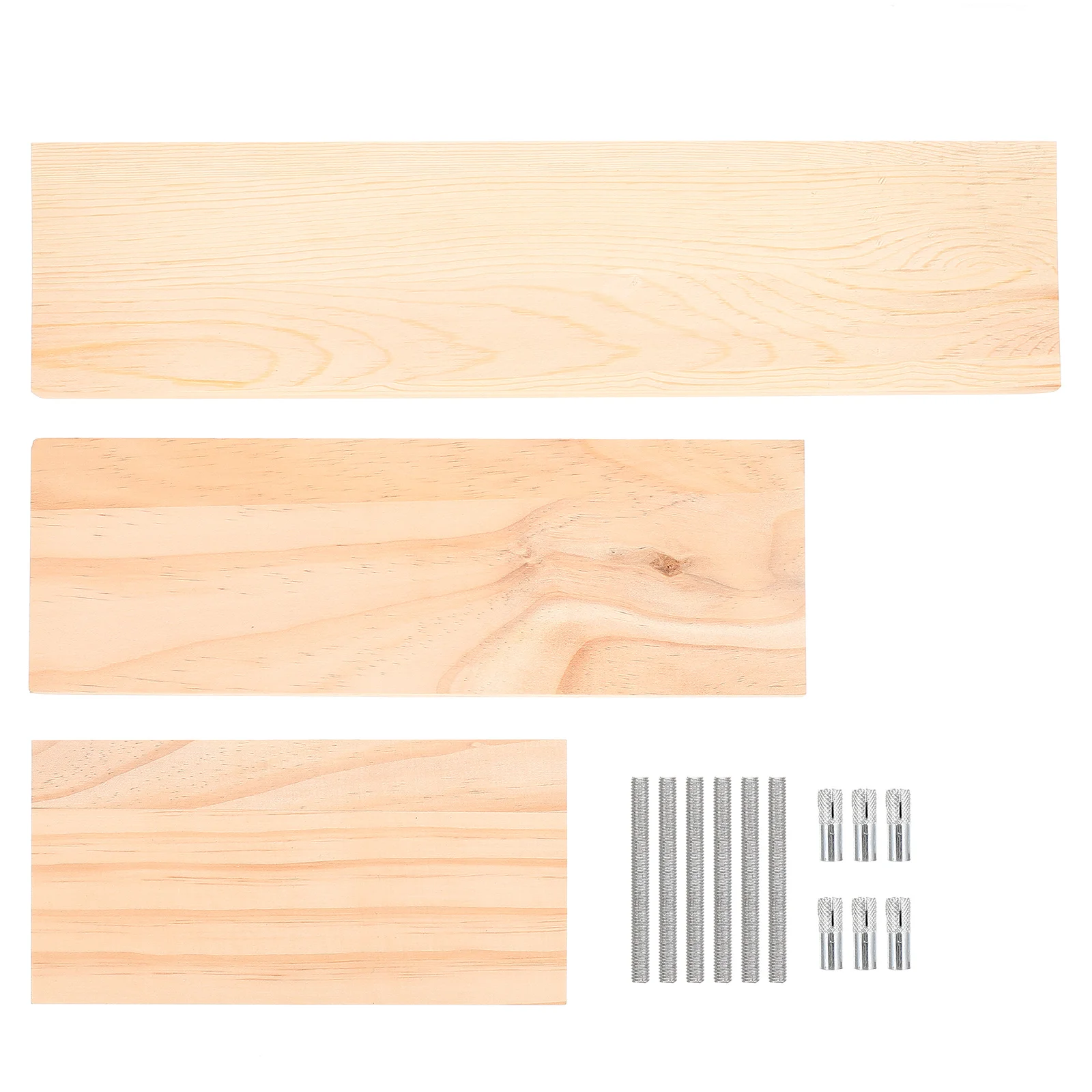 

Shelves Wall Floating Shelf Storage Hanging Display Rustic Kitchen Holder Rack Wood Set Vintageorganizer Wooden Decorative Mount