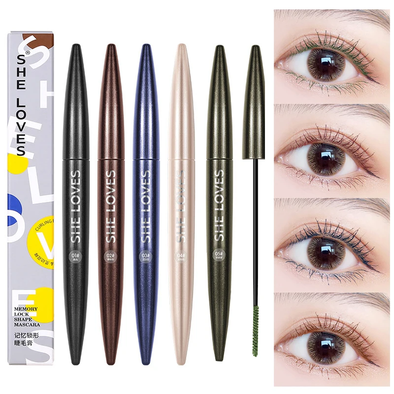 

4D Silk Curling Color Mascara Eyelashes Lengthening Mascara Fiber Waterproof Curling Mascara Black Eyelashes Extension Make Up