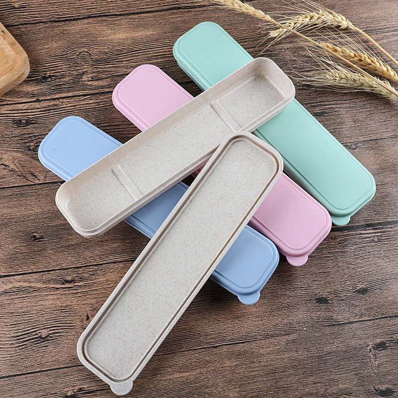 Tableware Box Portable Flip Cover Type Cutlery Case Environm