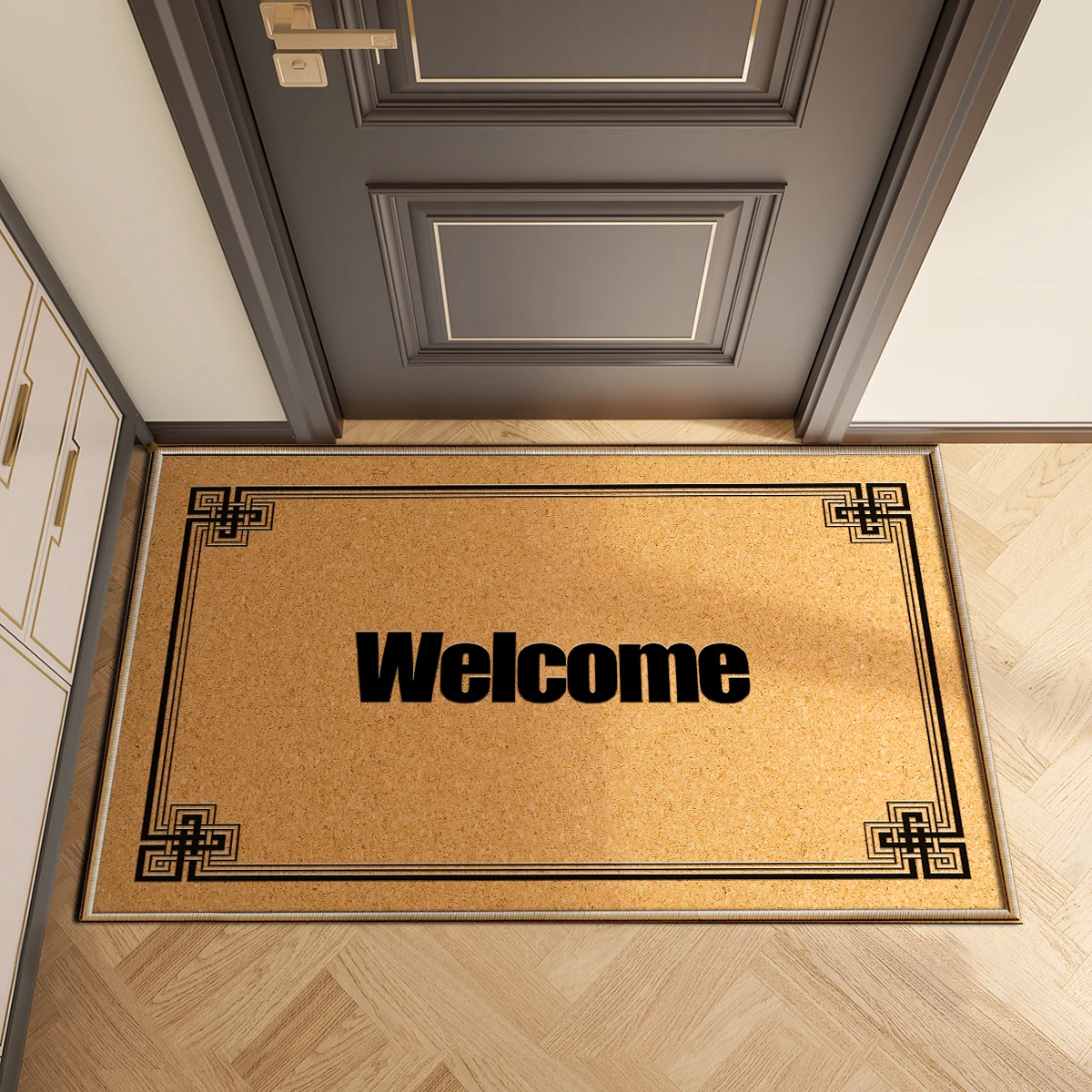Винтажный домашний коврик в стиле ретро для входной двери комнатные Коврики
