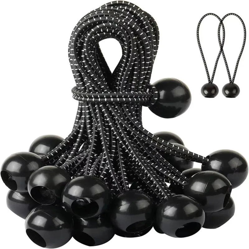 1 шт. фиксированная пластиковая веревка мяч брезент батут палатка банджи шнуры