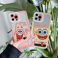 cute camera protective phone cases for iphone12 11 pro max mini xr xs max x 78plus 2022 cover spongebob patrick star cartoon