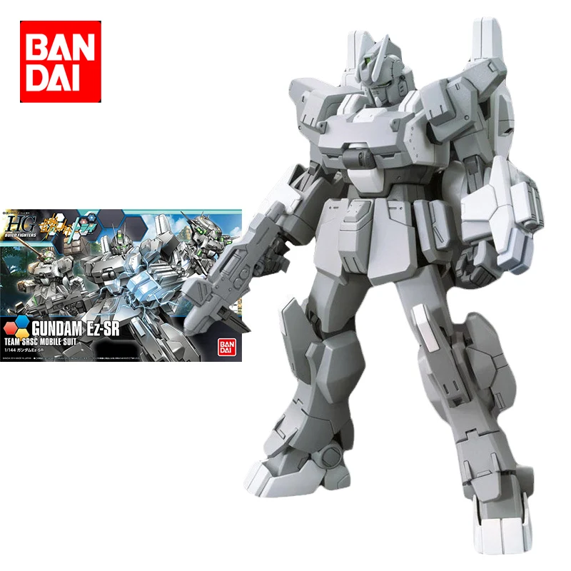 

Bandai Original Gundam Model Kit Anime Figure HGBF 1/144 GUNDAM EZ-SR Action Figures Collectible Ornaments Toys Gifts for Kids