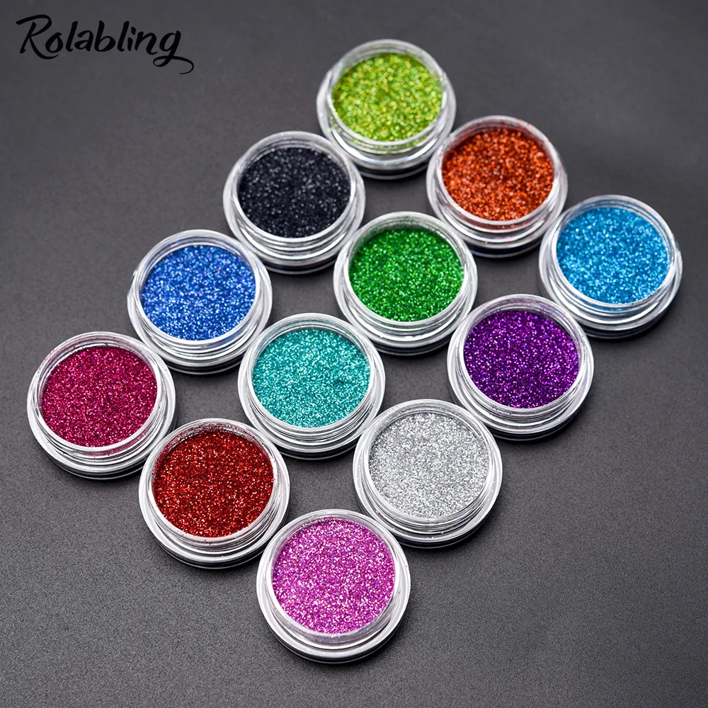 1 горшок лазерный порошок для ногтей голографический пигмент блестящая пыль
