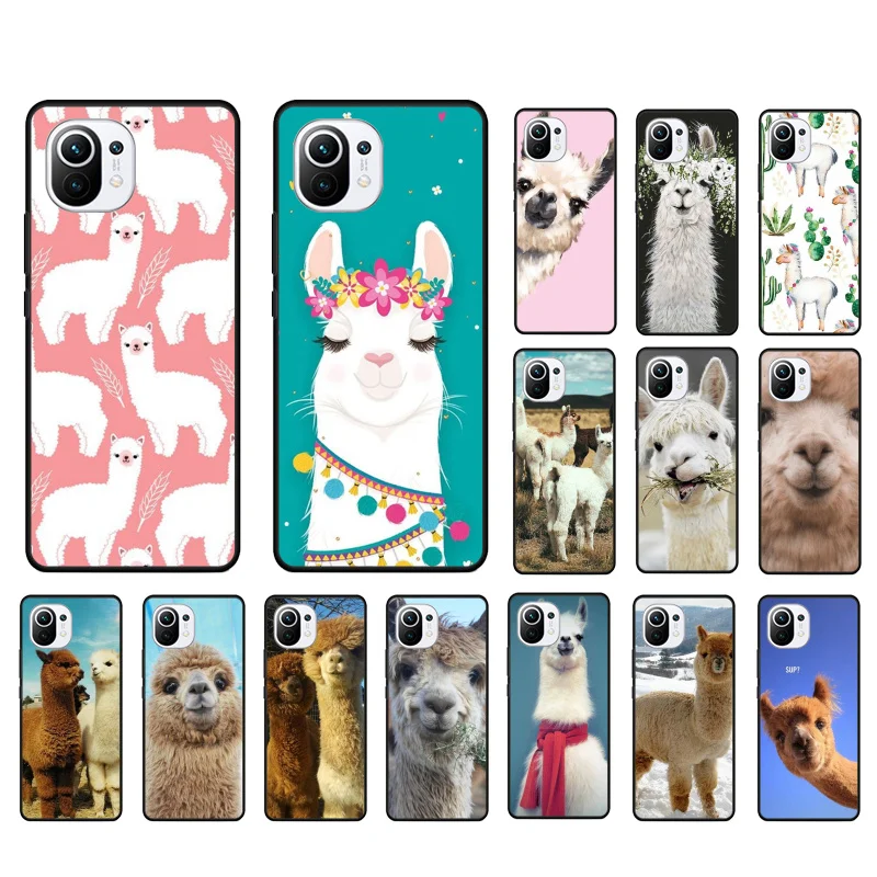 

Lama Alpacas Animal Phone Case for Xiaomi 12 Mi 10T 11T 11 Pro 10 10T 11 lite 10pro 11Ultra Poco X3 Pro Poco F3 M3