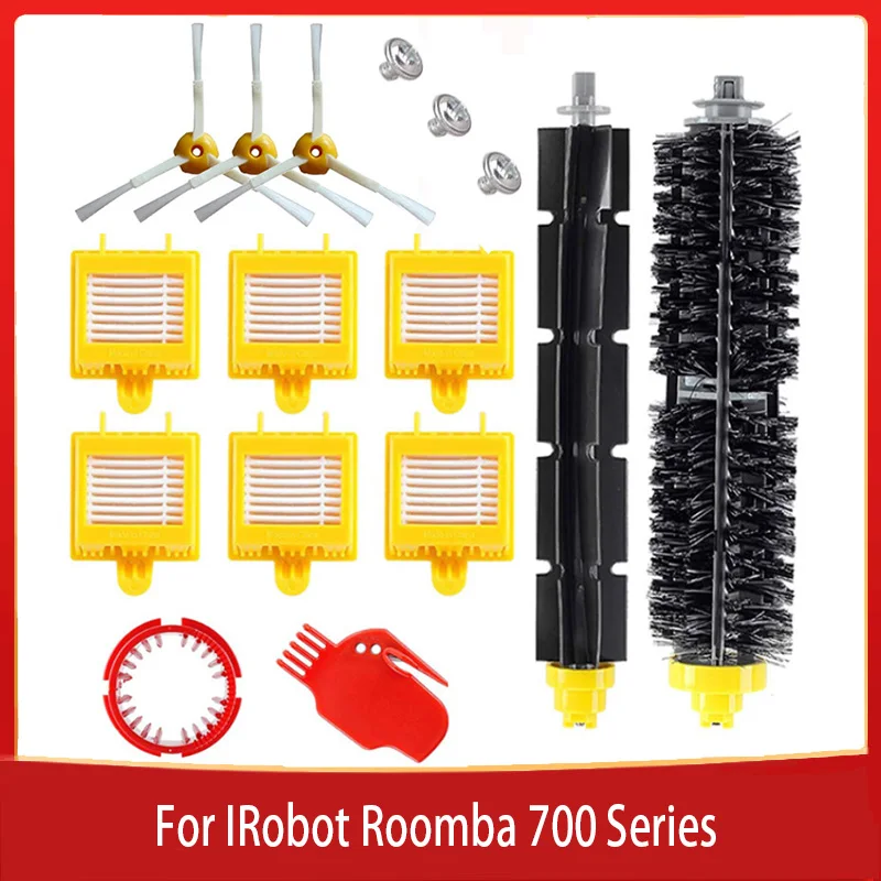 

Для IRobot Roomba 700 Series сменный комплект 760 770 772 774 775 776 780 782 785 786 790 аксессуары щетка рулон фильтры кисть