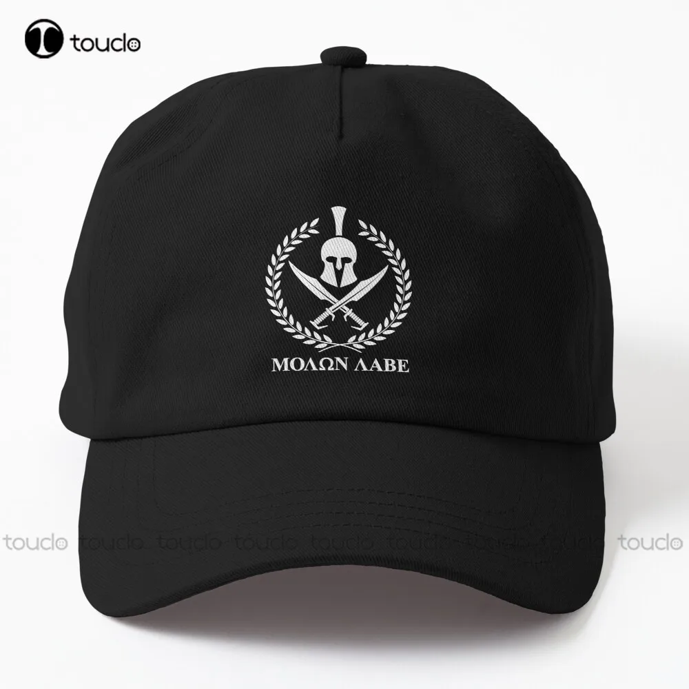 

Mod. 2 Molon Labe Greek Spartan Come And Take Them Dad Hat Women'S Cowboy Hats Cotton Denim Caps Hip Hop Trucker Hats Denim Caps