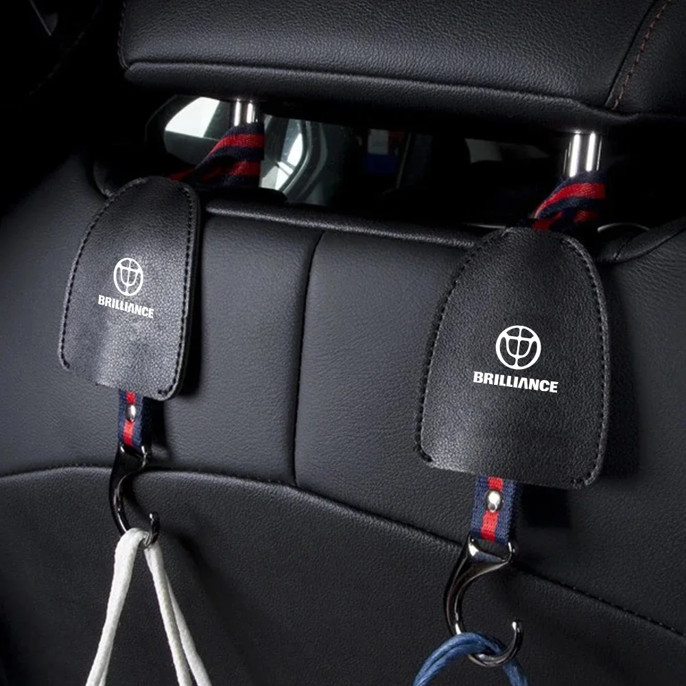Кожаный крючок для подголовника заднего сиденья автомобиля многофункциональные