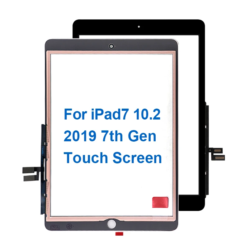 

Glass Touch Screen For iPad 7 10.2 2019 7th Gen A2197 A2198 A2200 LCD Display Digitizer Screen Replacement Écran tactile