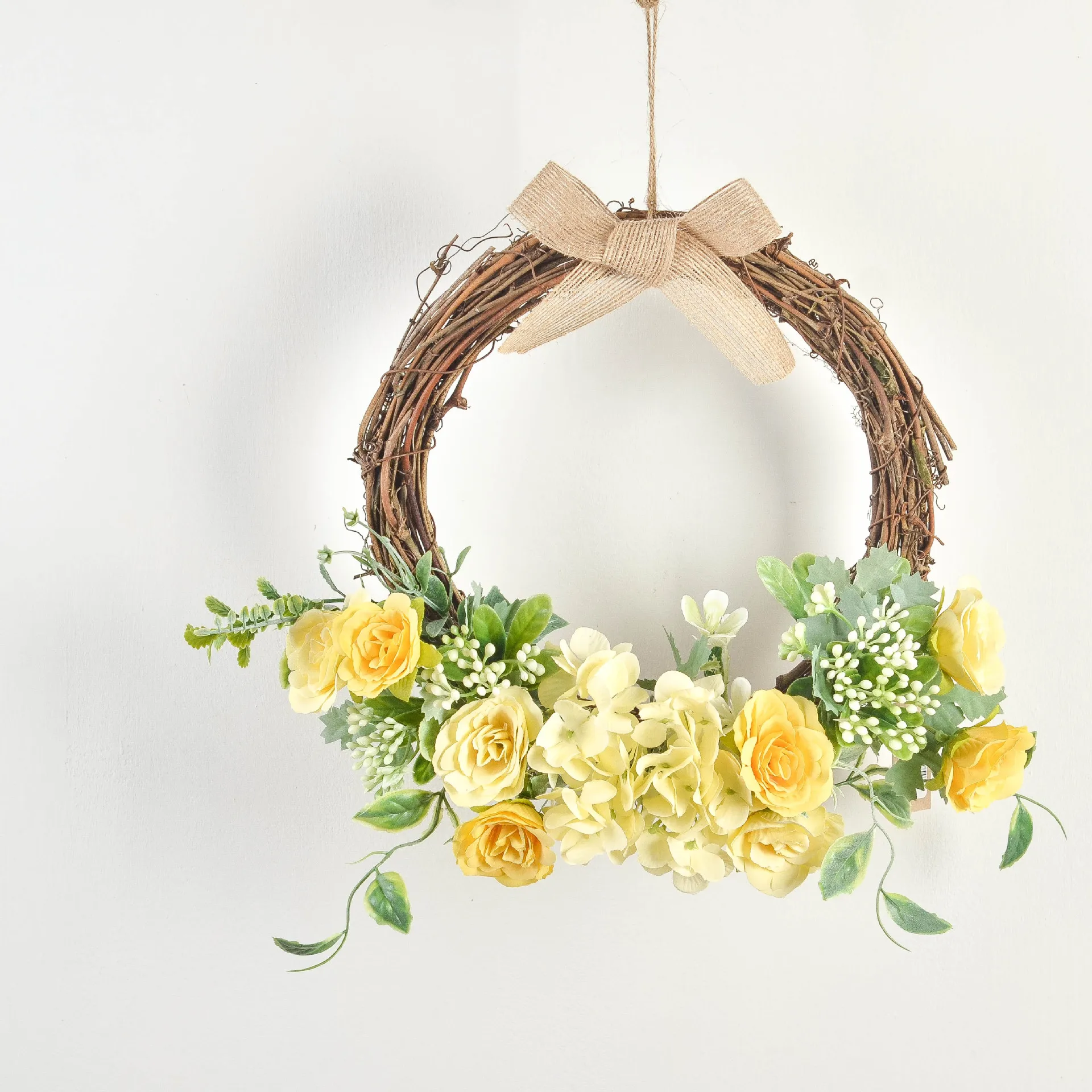 

Настенное украшение для окон, Скандинавская Цветочная имитация, гирлянда, домашний Настенный декор, украшение для свадебной вечеринки, две...