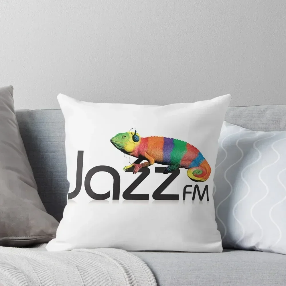Декоративная подушка Jazz FM est 1990 на заказ наволочки декоративные подушки