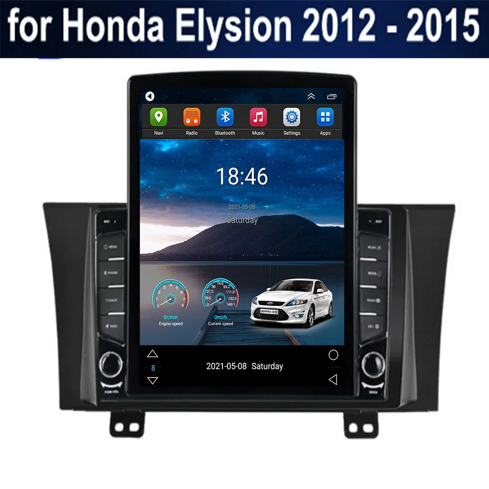 

For Tesla Style 2 Din Android 12 Car Radio For Honda Elysion 2012 -2035 Multimedia Video Player GPS Stereo Carplay DSP Camera