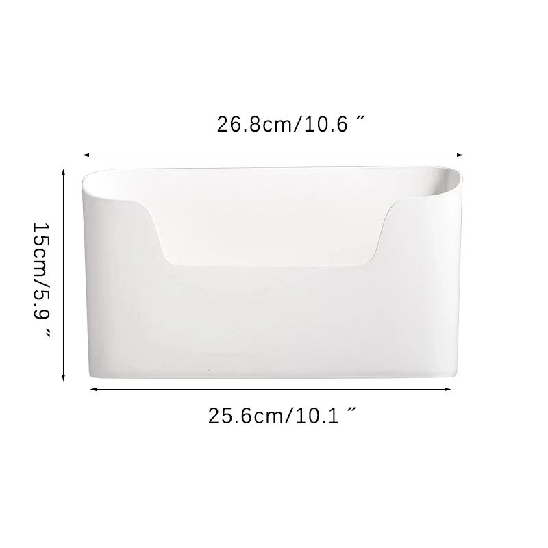 Wall Hanging Storage Box Bathroom Cosmetics Organizer Kitchen Cabinet Door Seasoning Home Remote Control Sundries Holder |