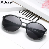 xjiea for men steampunk round goggles designer vintage double beam women glasses frame mirror shades lenses outdoor party