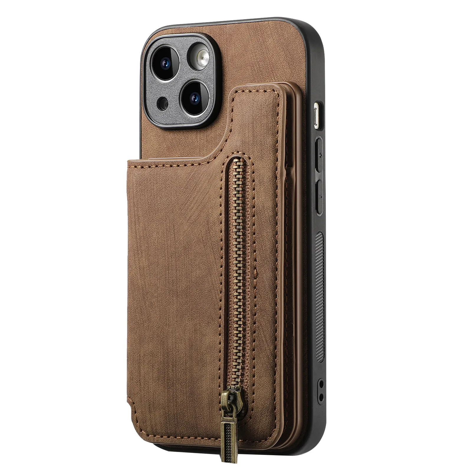 Чехол-кошелек на молнии для OPPO A58 A57 A54 A53 A52 A38 A35 A33 A32 A18 A17 A16 A15 роскошный кожаный