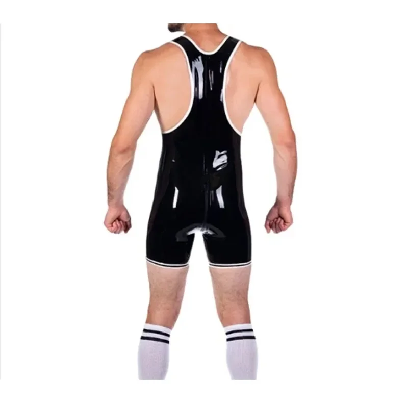 Латексные комбинезоны из 100% резины Gummi мужской купальный костюм комбинезон с