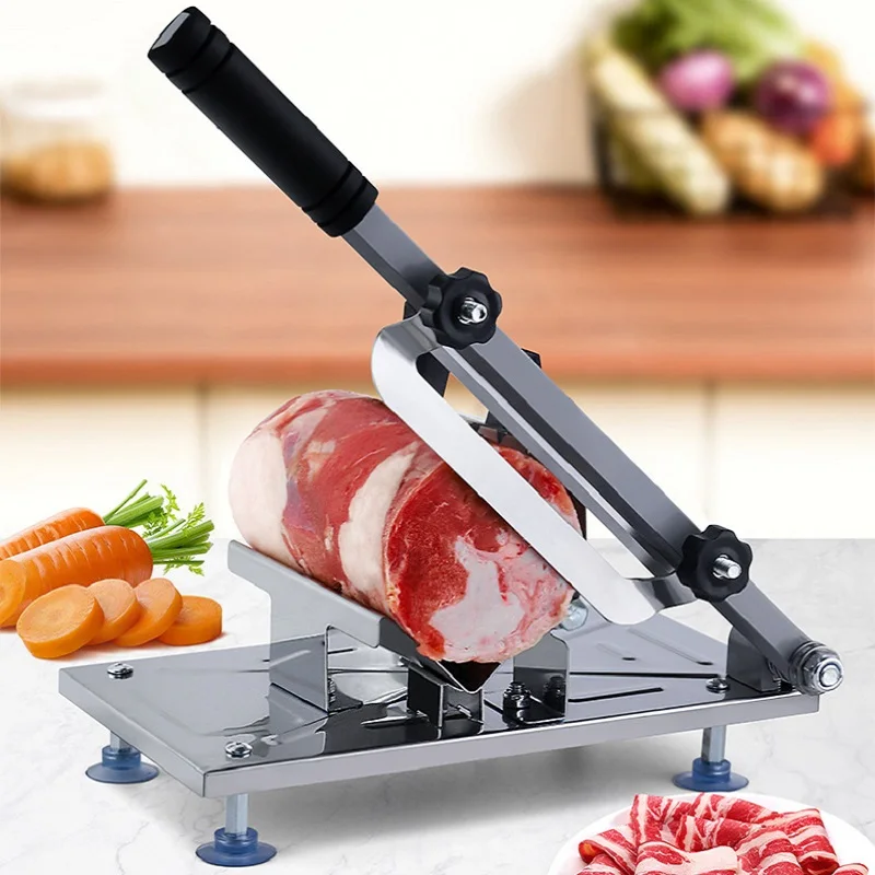 

Manual Meat Roll Slicer Household Stainless Steel Blade Lamb Beef Vegetable Meat Food Cutter Machine Potato Grater Kitchen Tools