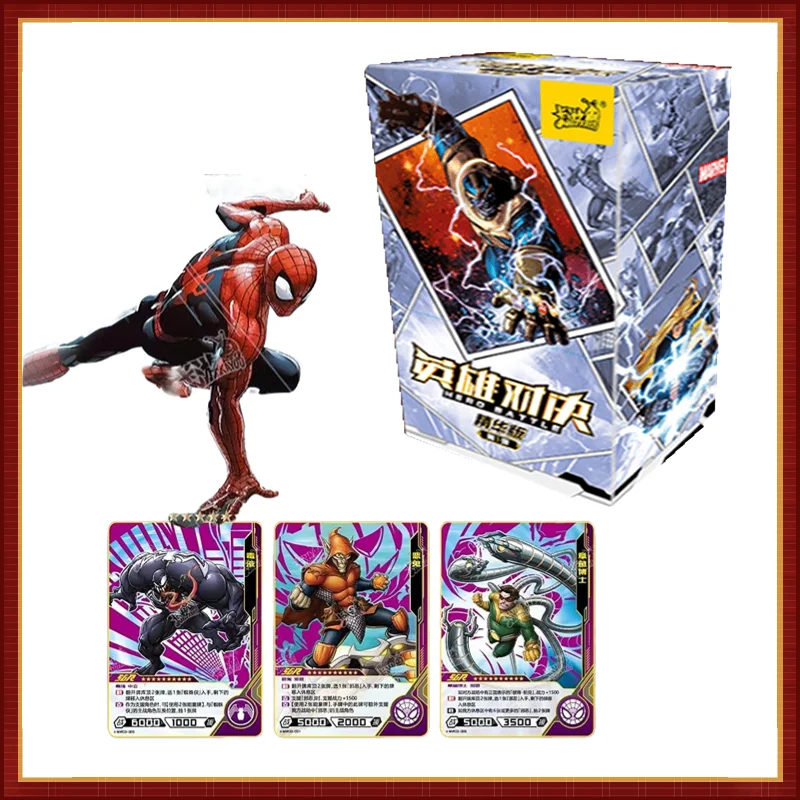 

Оригинальные герои из фильма Marvel «мстители» KAYOU, Железный человек/Человек-паук, коллекция героев из аниме «Vs. Game Boys», Подарочная карточка с орнаментом, подарок