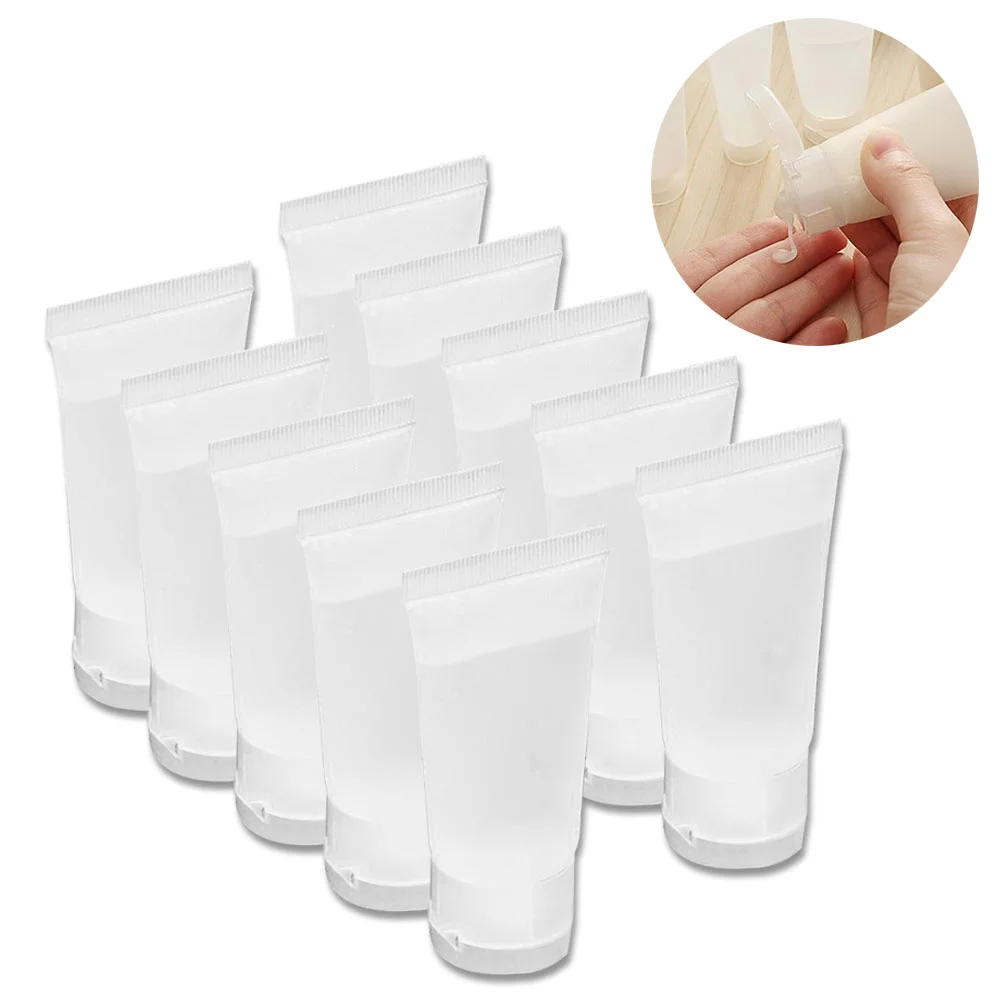 

Travel Bottles Lotion Tube Squeeze Tubes Hand Liquid Shampoo Toiletry Containers Container Leakproof Sample Holder Cream