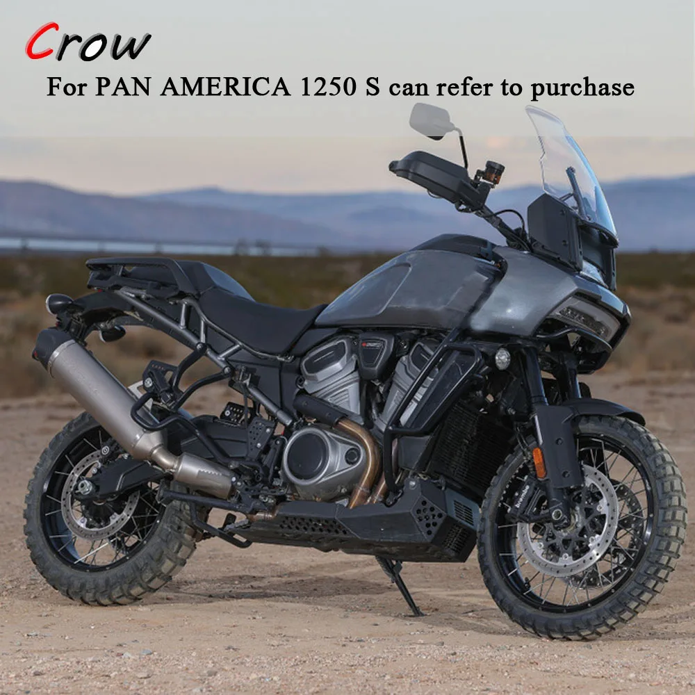 

FOR PAN AMERICA 1250 S PA1250S 2021 New Motorcycle Headlight Guard Radiator Shield Tank Knee Pad Kit And Tall Risers