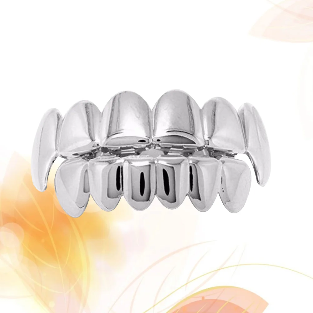 

Costumes Men Fangs Teeth Hip Hop Tooth Accessories Grills Teeth Tooth Cap Hip Hop Slug Grill Tooth Cap Man