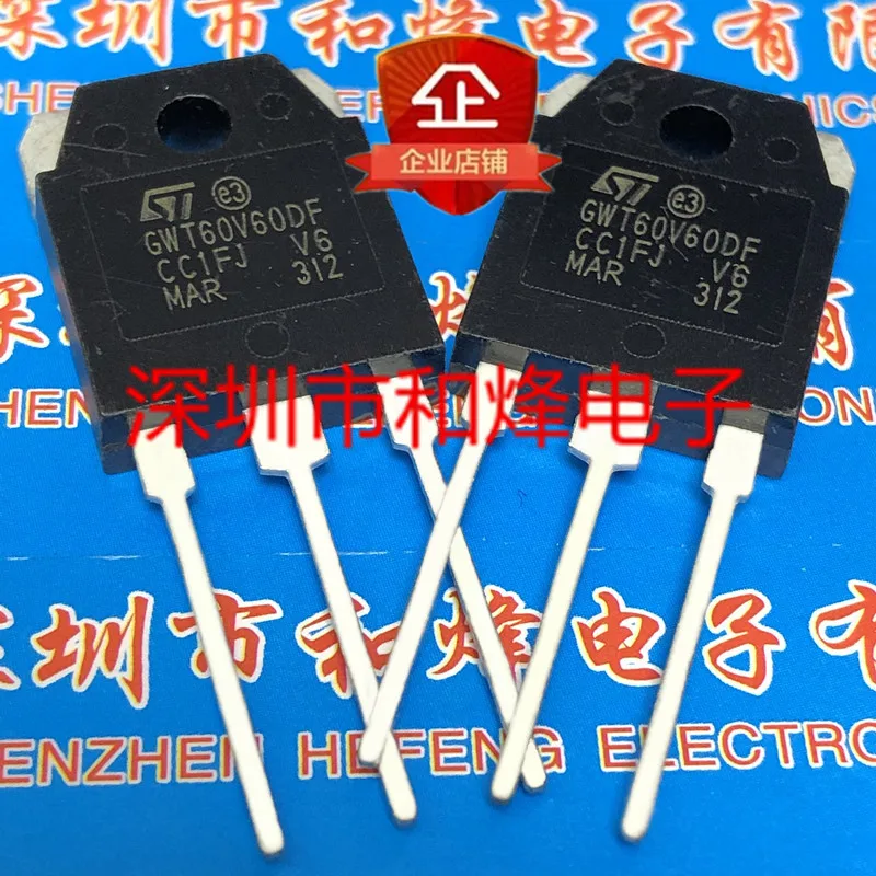 

Бесплатная доставка, STGWT60V60DF GWT60V60DF TO-3P 600 В, 60 А, 10 шт.