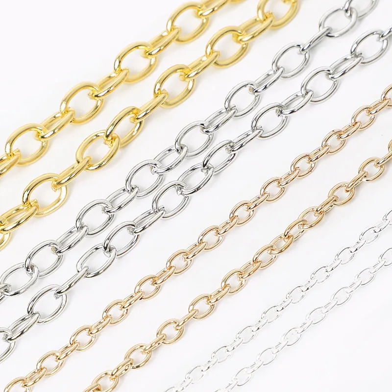 

1 упаковка не выцветает 4 цвета для изготовления ювелирных изделий изысканный подарок 1 м ожерелье железное сделай сам