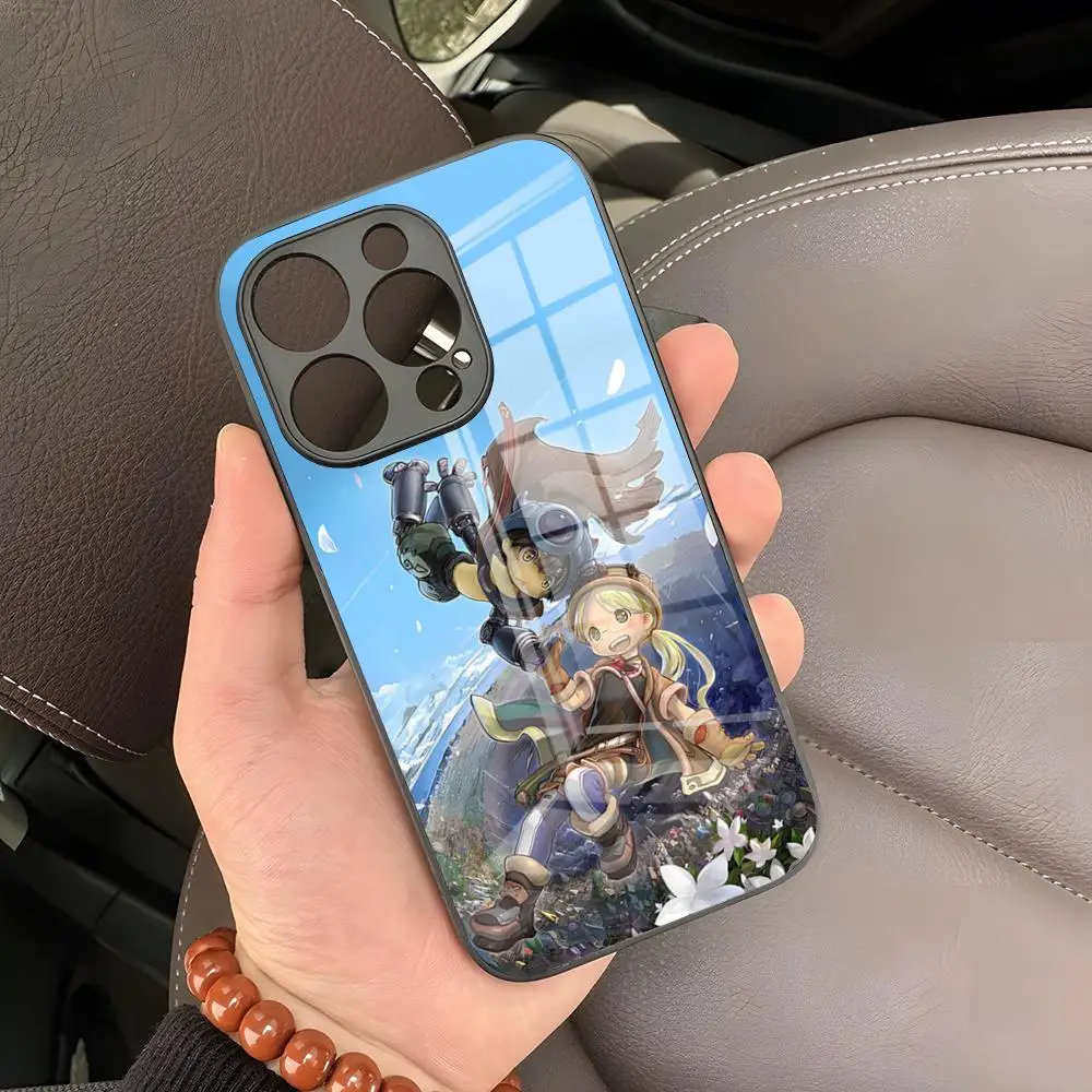 Чехол для телефона Made In Abyss с аниме iPhone 15 Pro Max 14 12 16 11 13 Mini X XR XS 8 7 Plus SE Задняя крышка