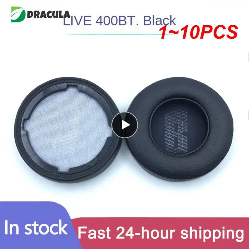 

1~10PCS For Live 500BT Replacement Cushion Earbuds Protein Leather Earpads -