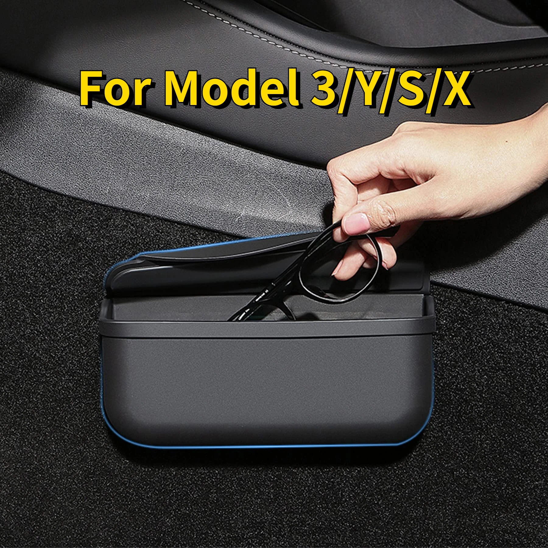 

Для центральной консоли Tesla Model 3/Y, коробка для хранения, силиконовый боковой Органайзер, аксессуары с солнцезащитными очками, брелок, модель...