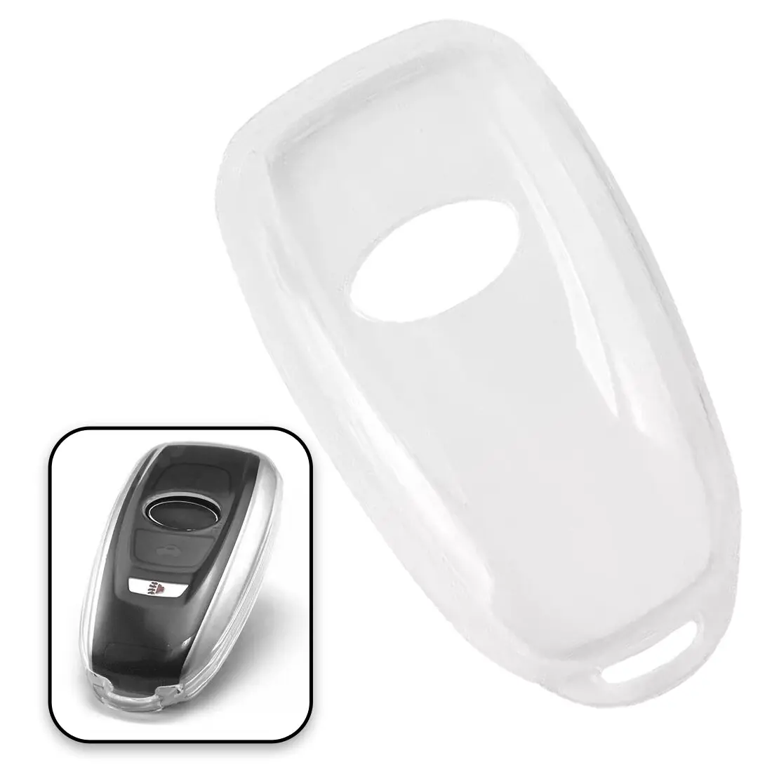 Чехол для смарт-брелока прозрачный чехол из ТПУ подходит Subaru Forester Impreza Crosstrek XV Outback